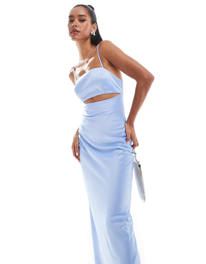 Rochie maxi ASOS, albastru