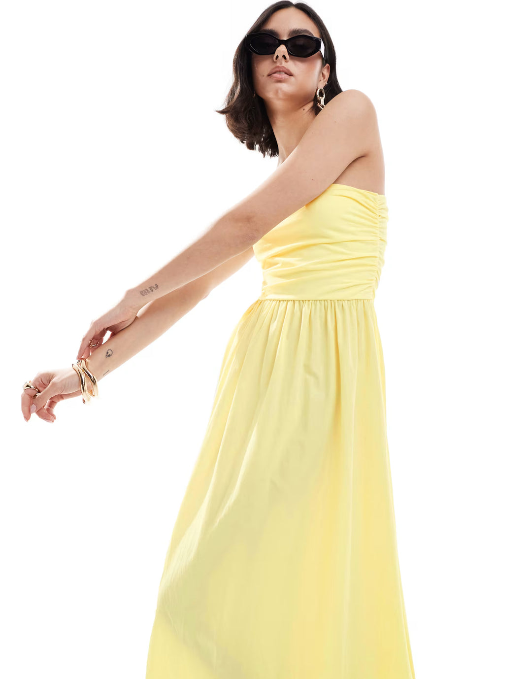 Rochie maxi ASOS, galben