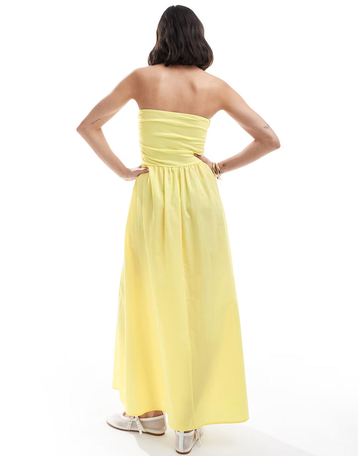 Rochie maxi ASOS, galben