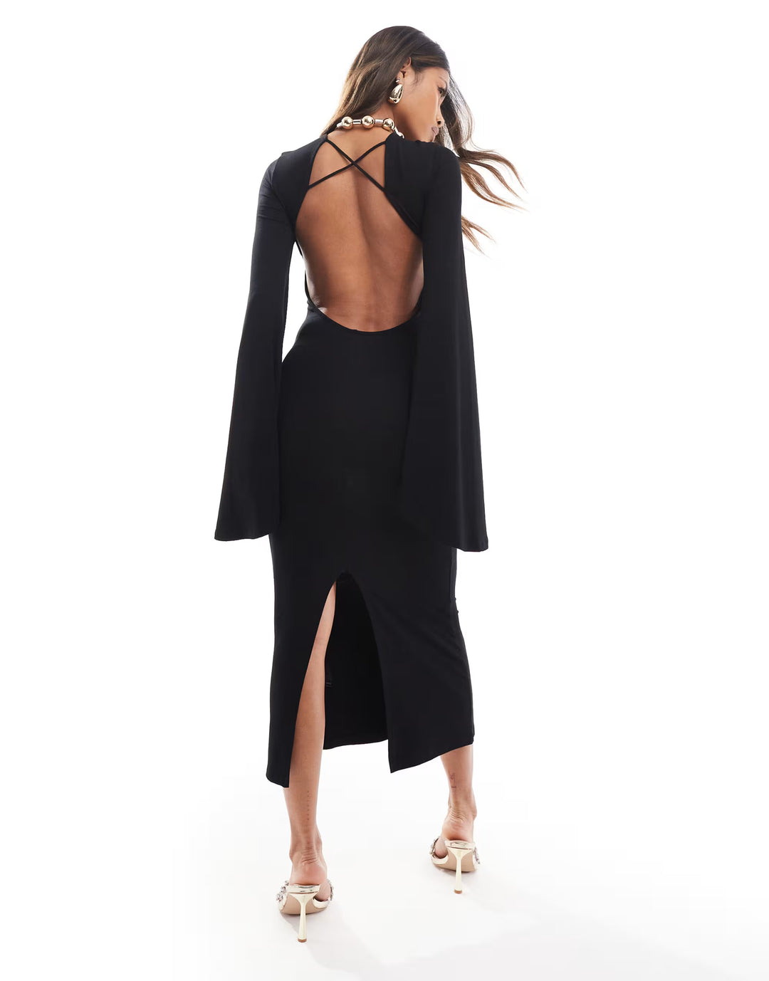 Rochie maxi SHEIN, negru