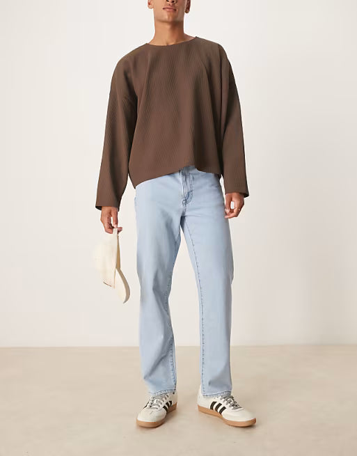 Jeans ASOS, albastru
