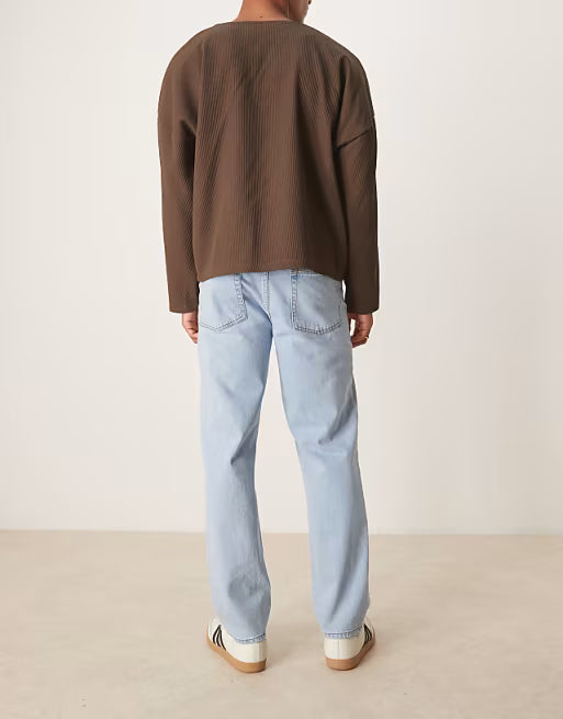 Jeans ASOS, albastru