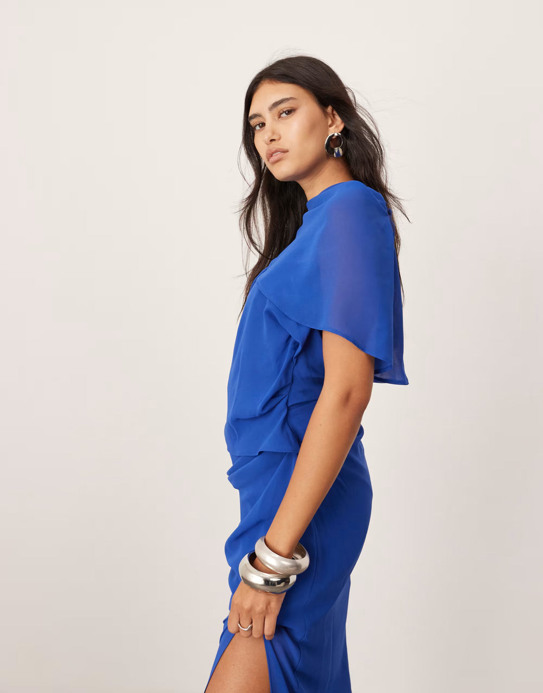 Rochie maxi ASOS, albastru