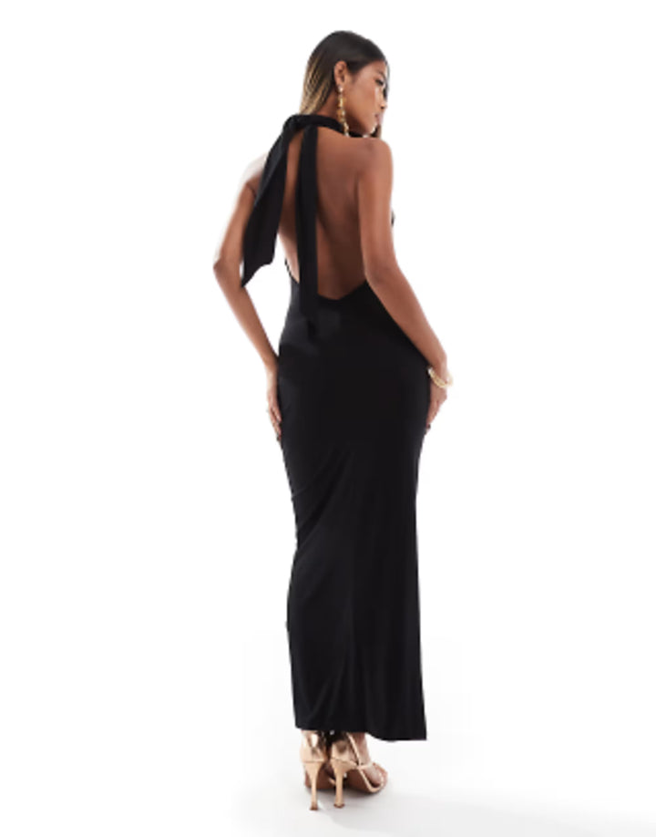 Rochie maxi ASOS, negru