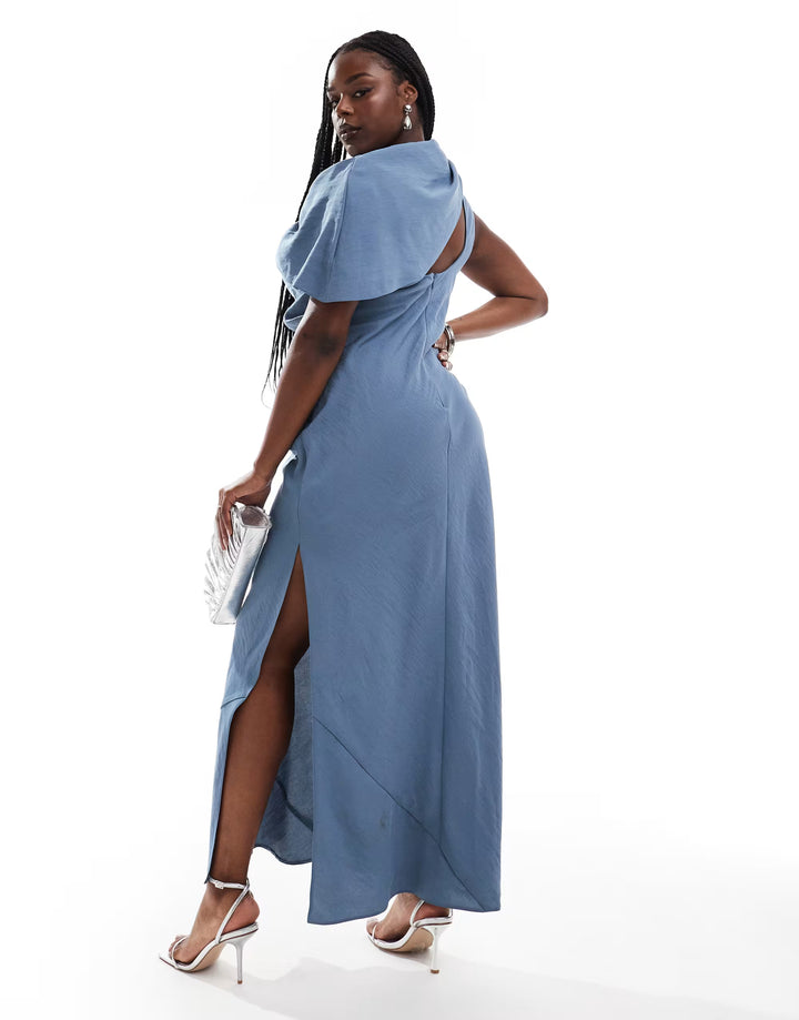 Rochie maxi ASOS, albastru