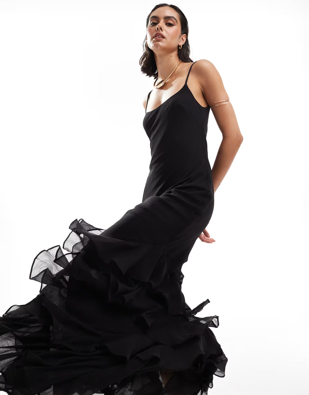 Rochie maxi ASOS, negru