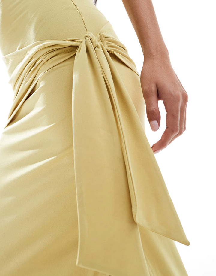 Rochie maxi ASOS, galben