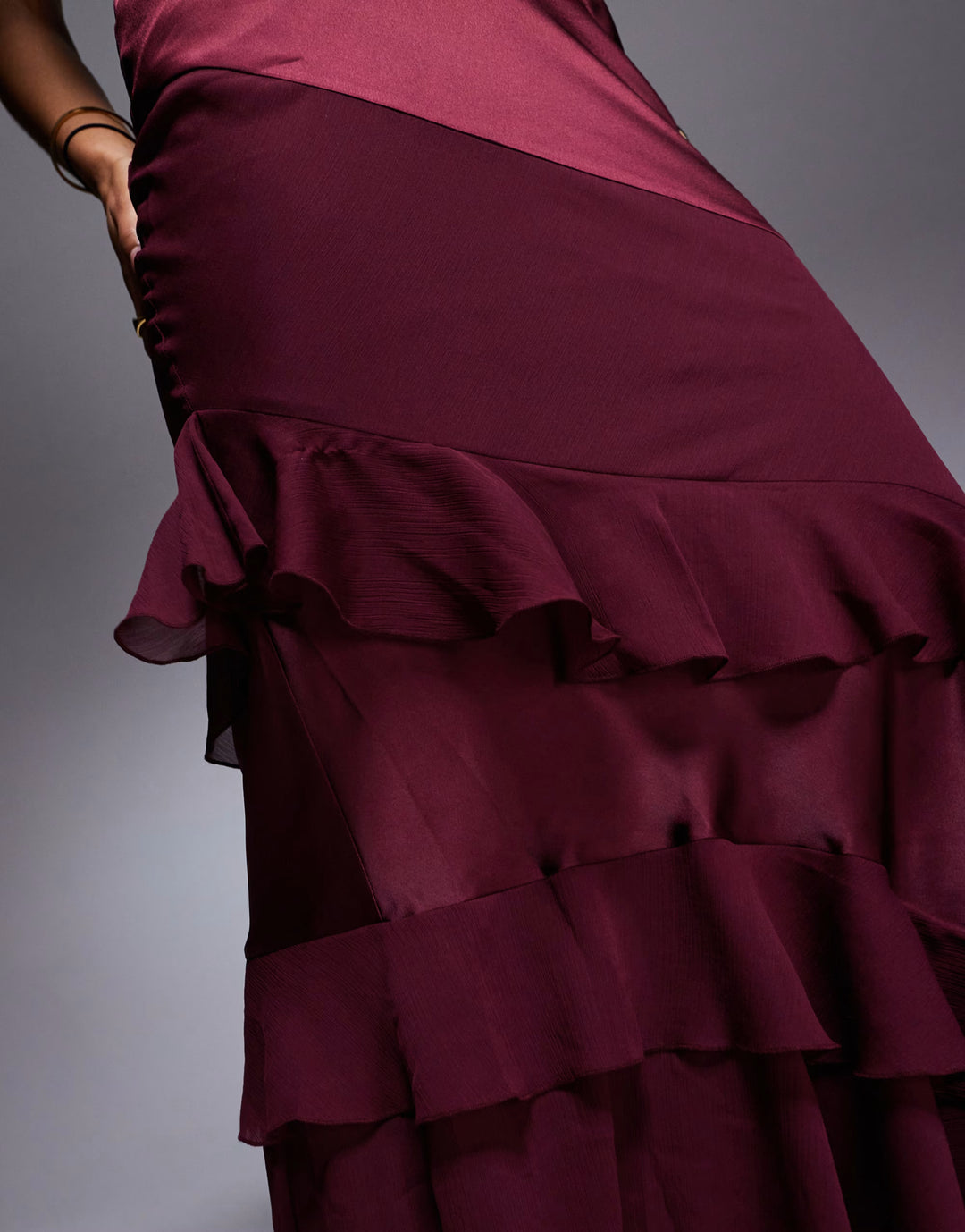 Rochie maxi ASOS, vișiniu