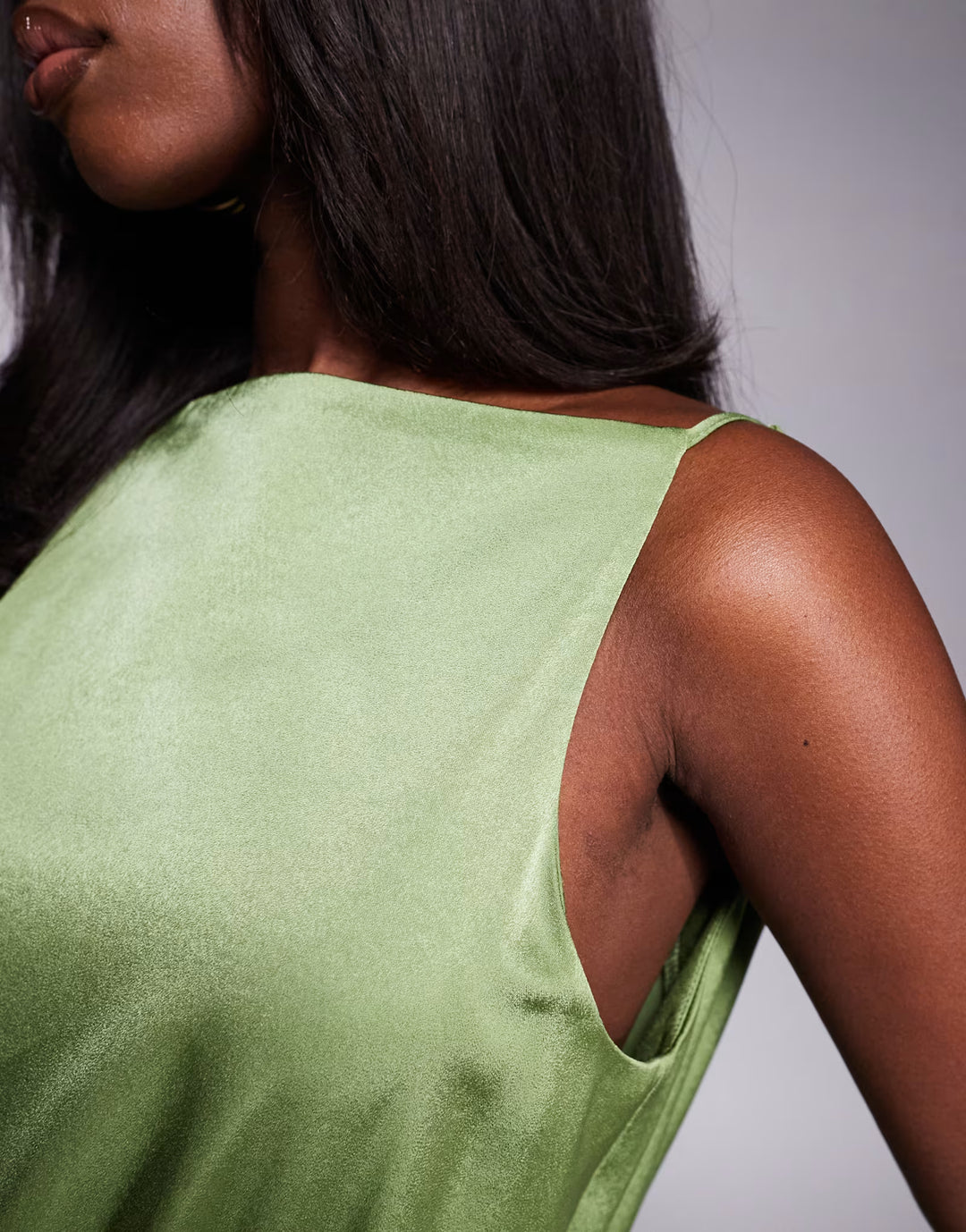 Rochie maxi ASOS, verde