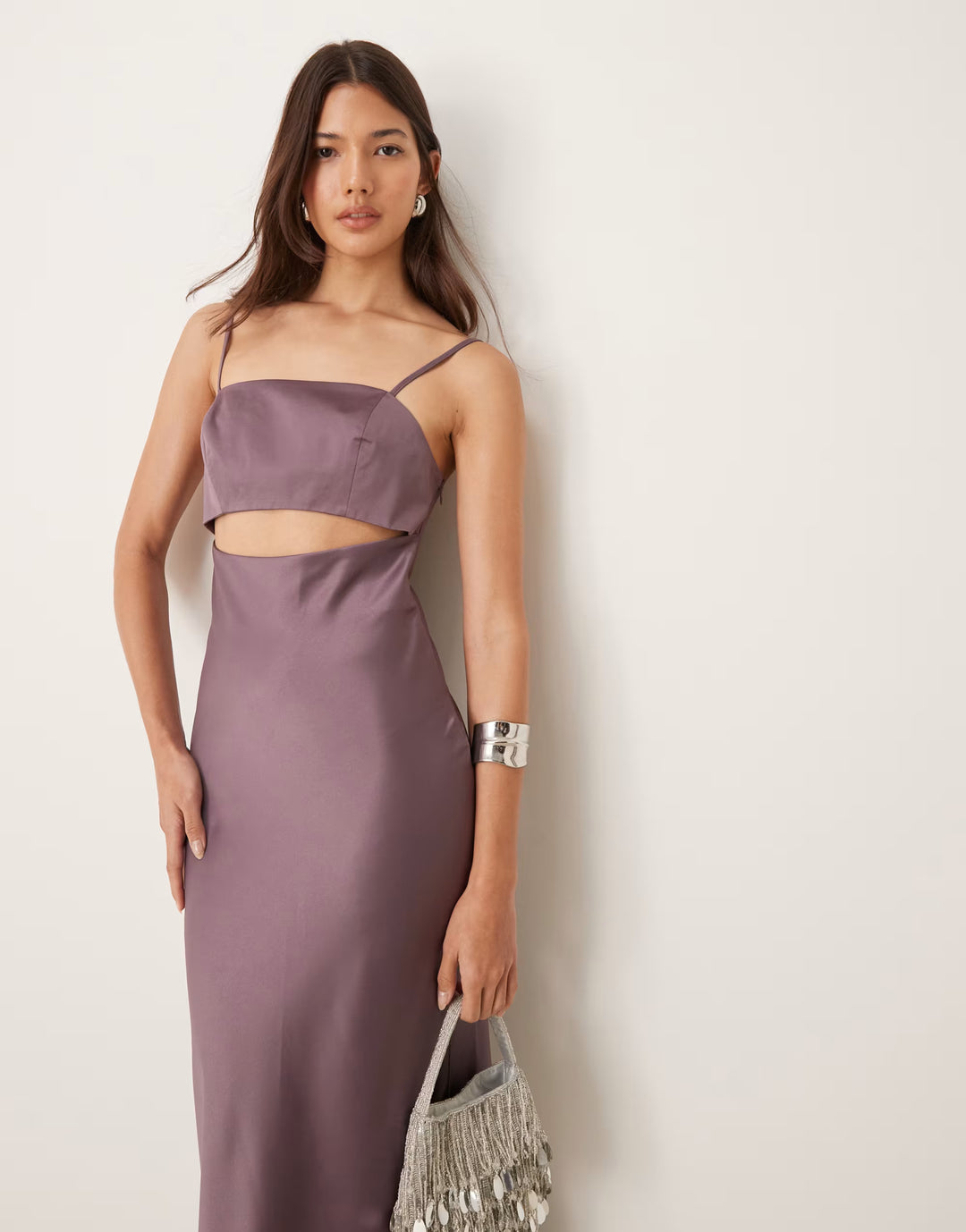 Rochie  midi ASOS, mov