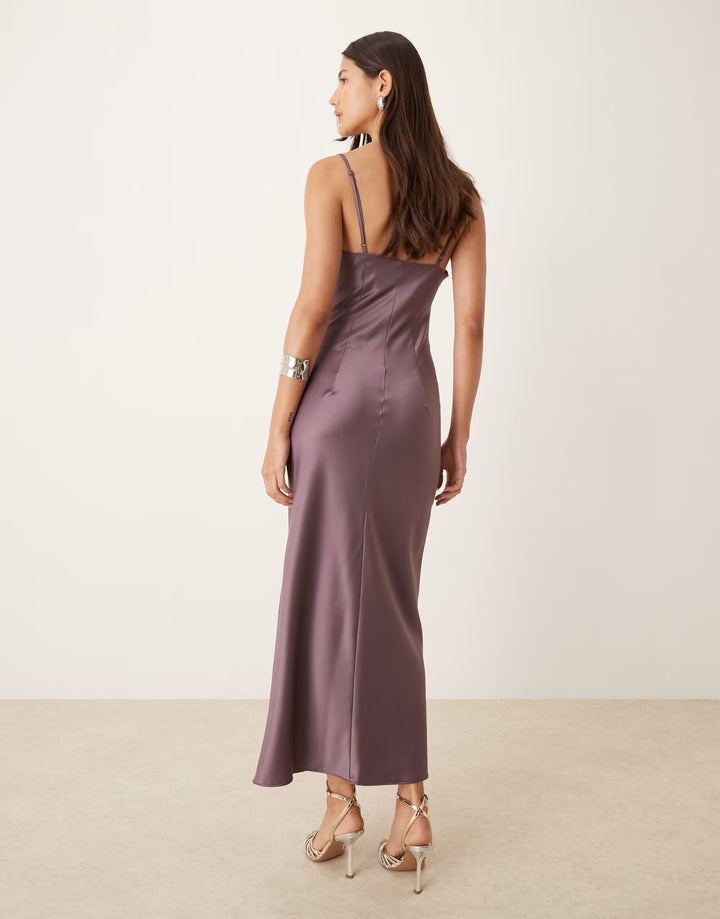 Rochie  midi ASOS, mov