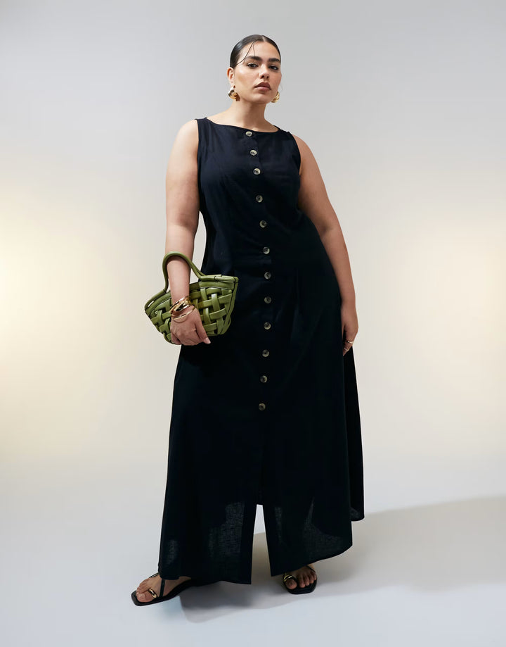 Rochie maxi ASOS, negru