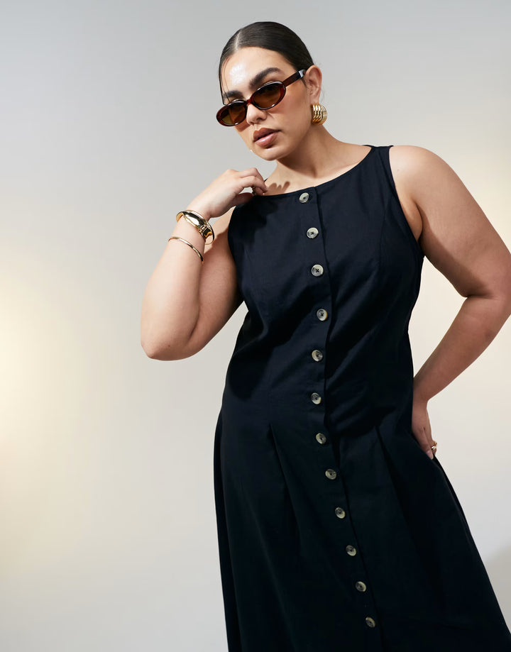 Rochie maxi ASOS, negru