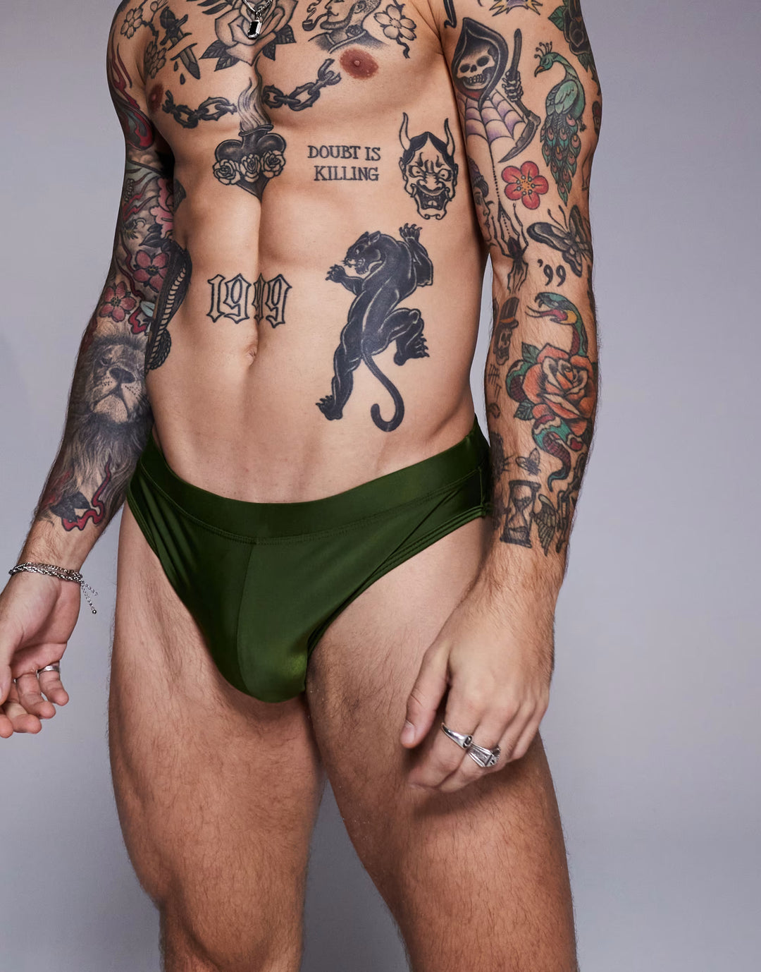 Slip ASOS, verde