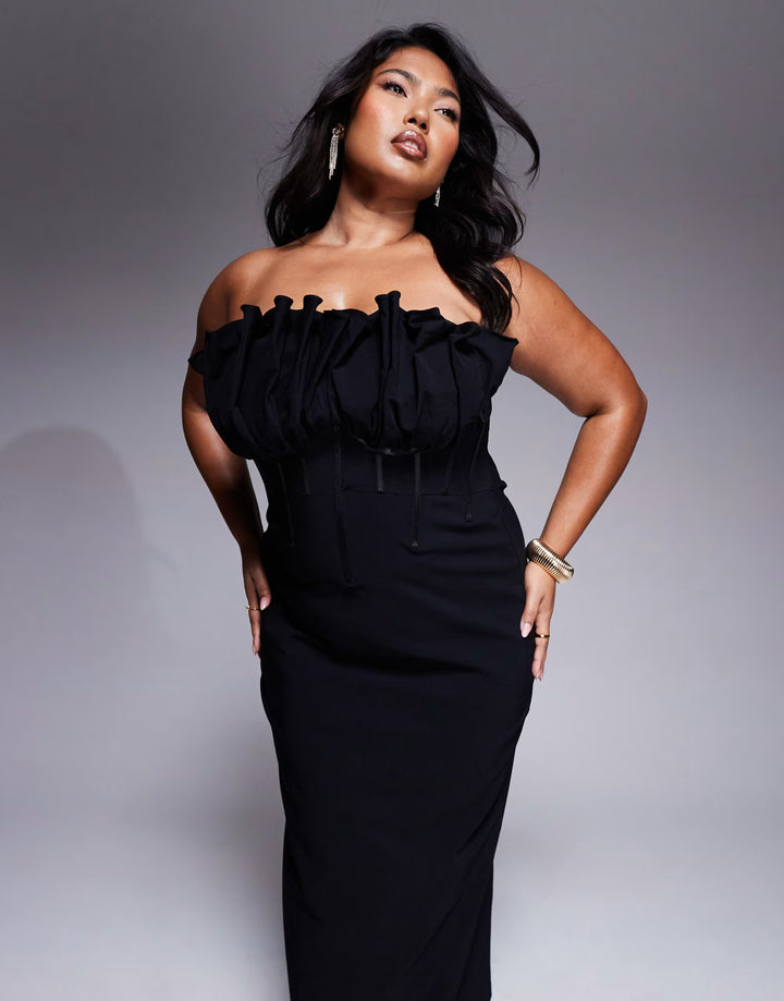 Rochie maxi ASOS, negru