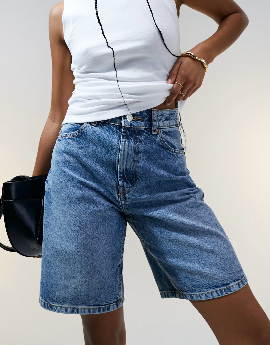 Pantaloni scurți ASOS, albastru