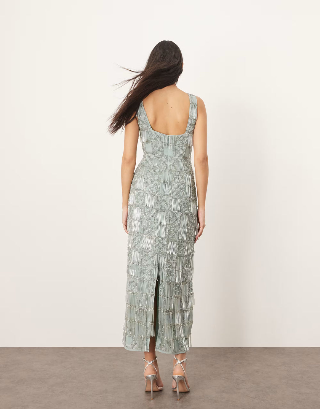 Rochie de ocazie ASOS, verde