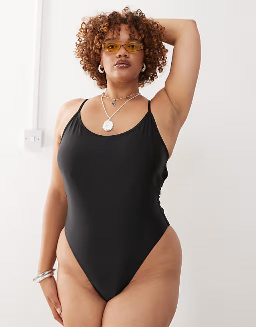 Costum de baie COLLUSION, negru