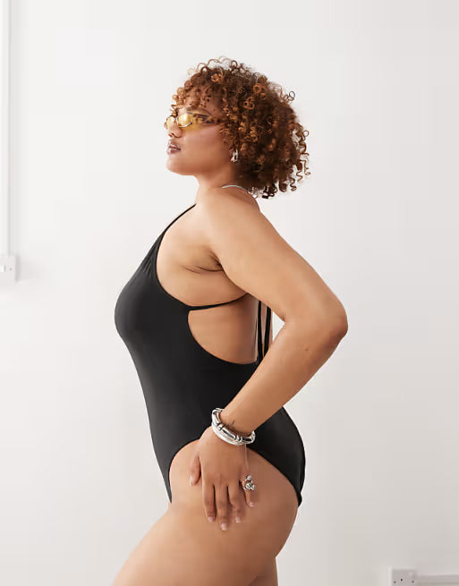 Costum de baie COLLUSION, negru