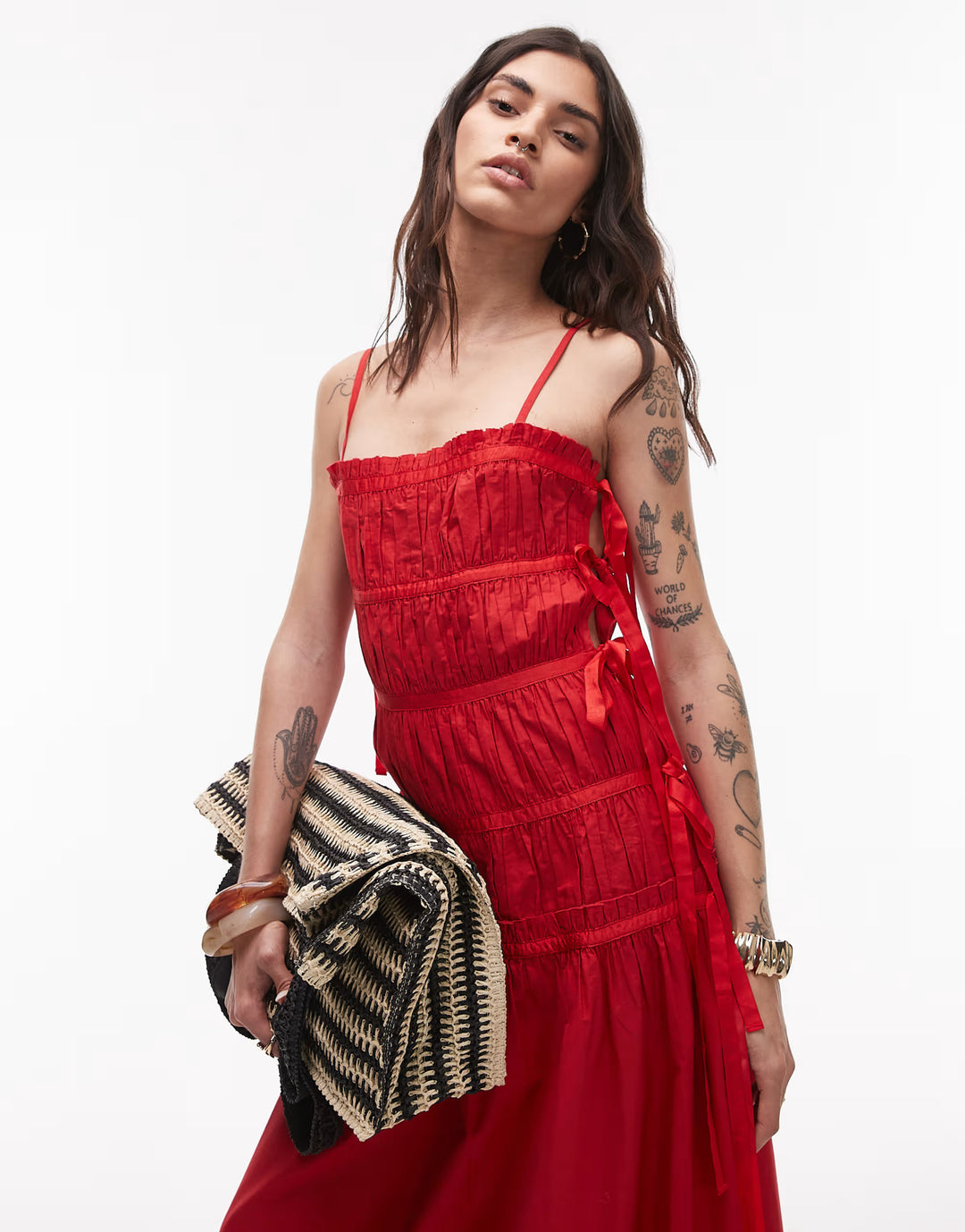 Rochie maxi ASOS, roșu