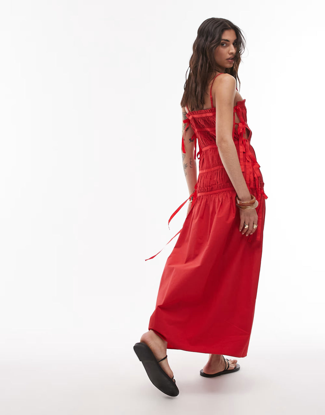 Rochie maxi ASOS, roșu