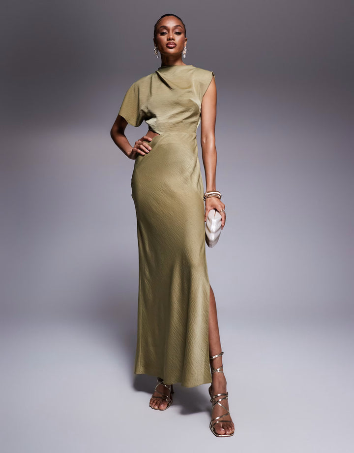 Rochie maxi ASOS, verde