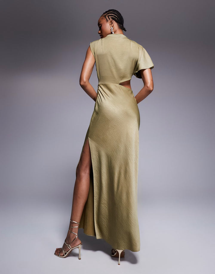 Rochie maxi ASOS, verde
