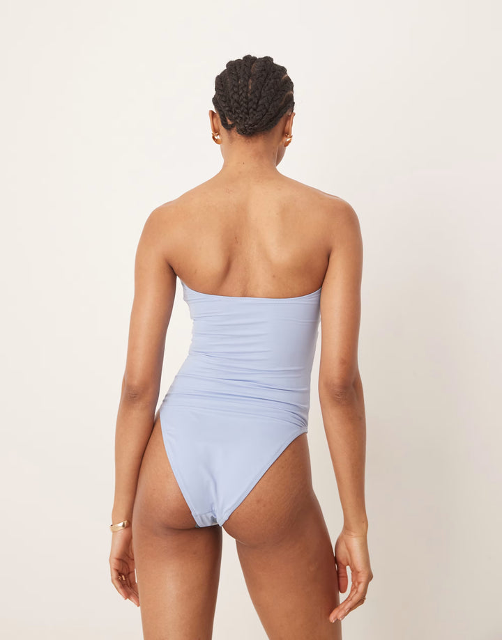Costum de baie întreg ASOS, albastru