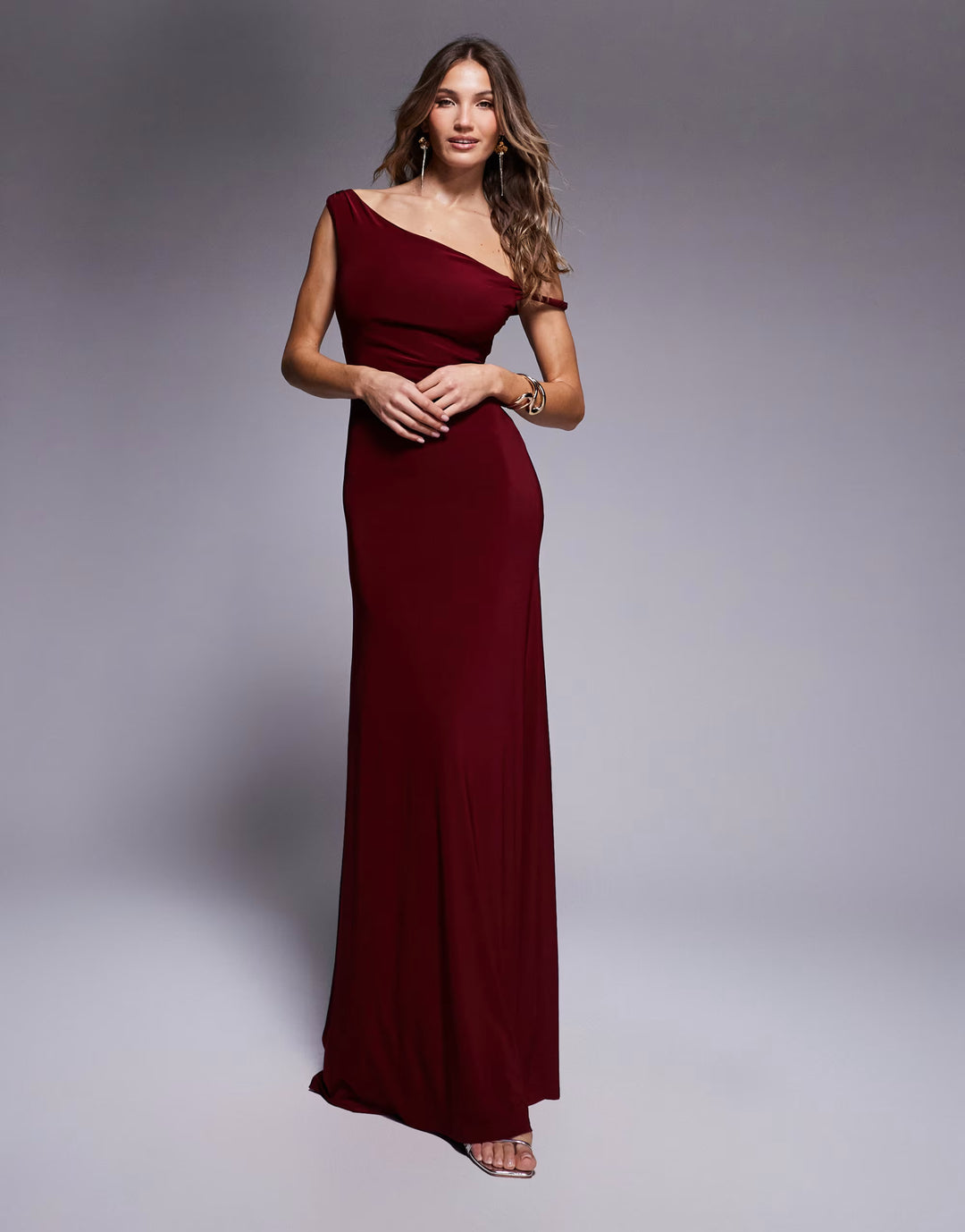 Rochie maxi ASOS, vișiniu