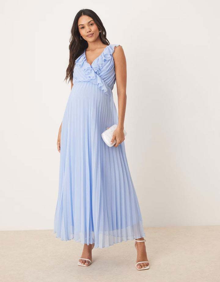 Rochie maxi ASOS, albastru