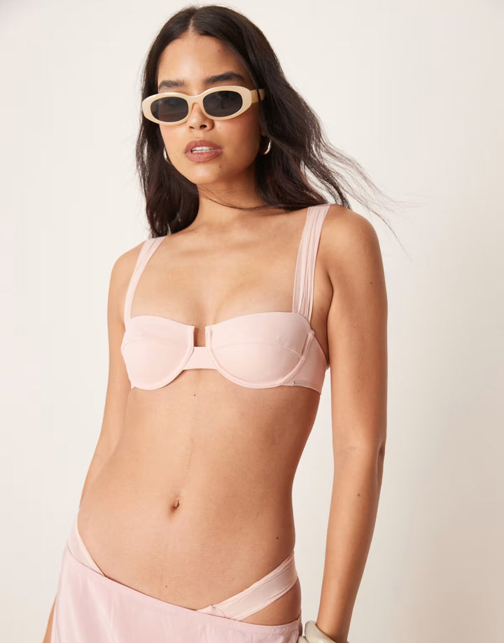 Sutien de baie FREE SOCIETY, roz