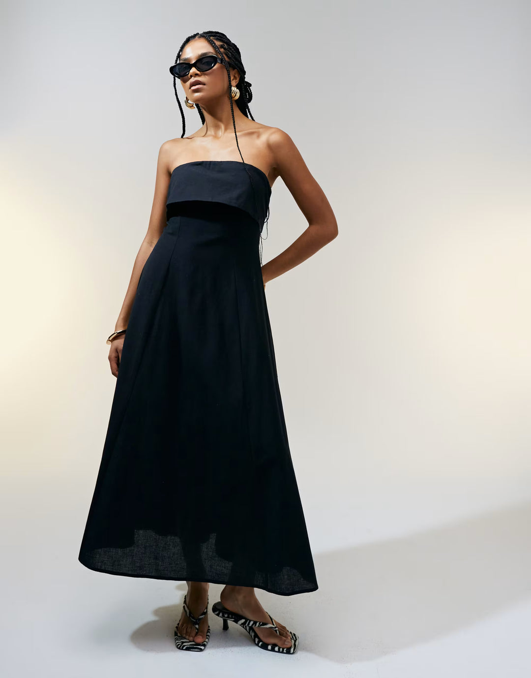 Rochie maxi ASOS, negru