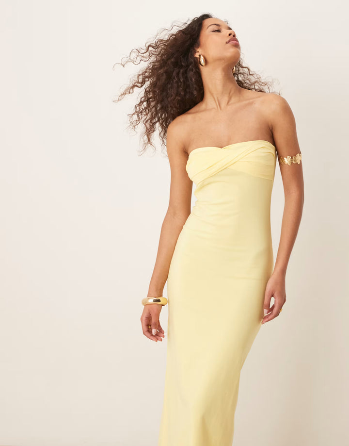 Rochie maxi  ASOS, galben