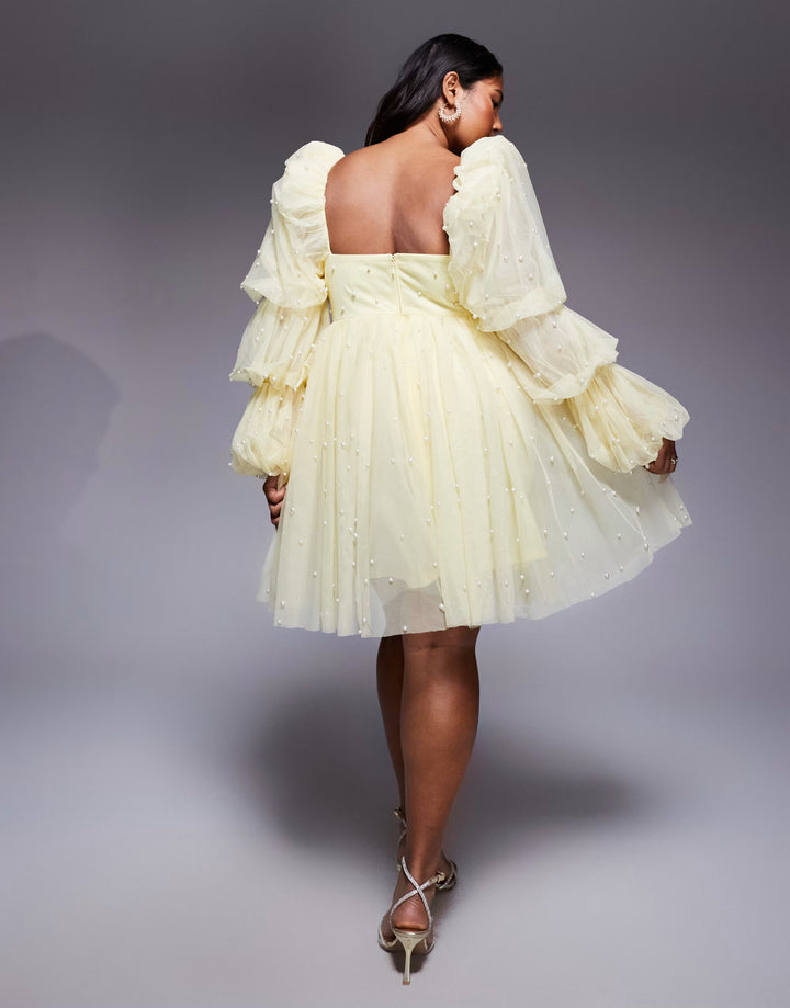 Rochie de ocazie Asos, galben