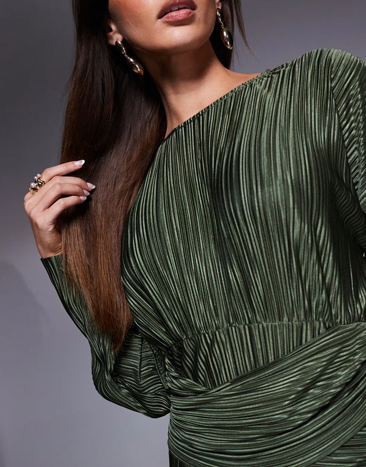 Rochie maxi ASOS, verde