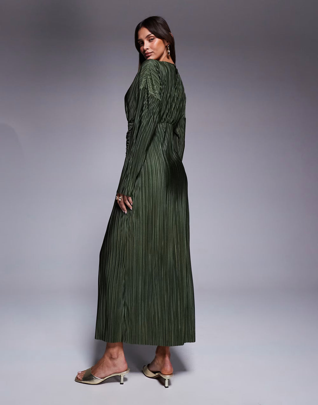 Rochie maxi ASOS, verde