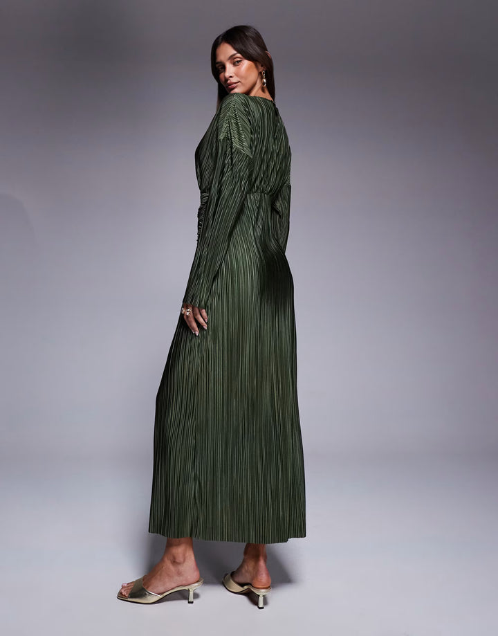 Rochie maxi ASOS, verde