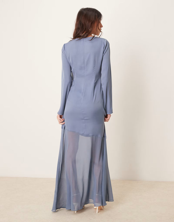 Rochie maxi Asos, albastru