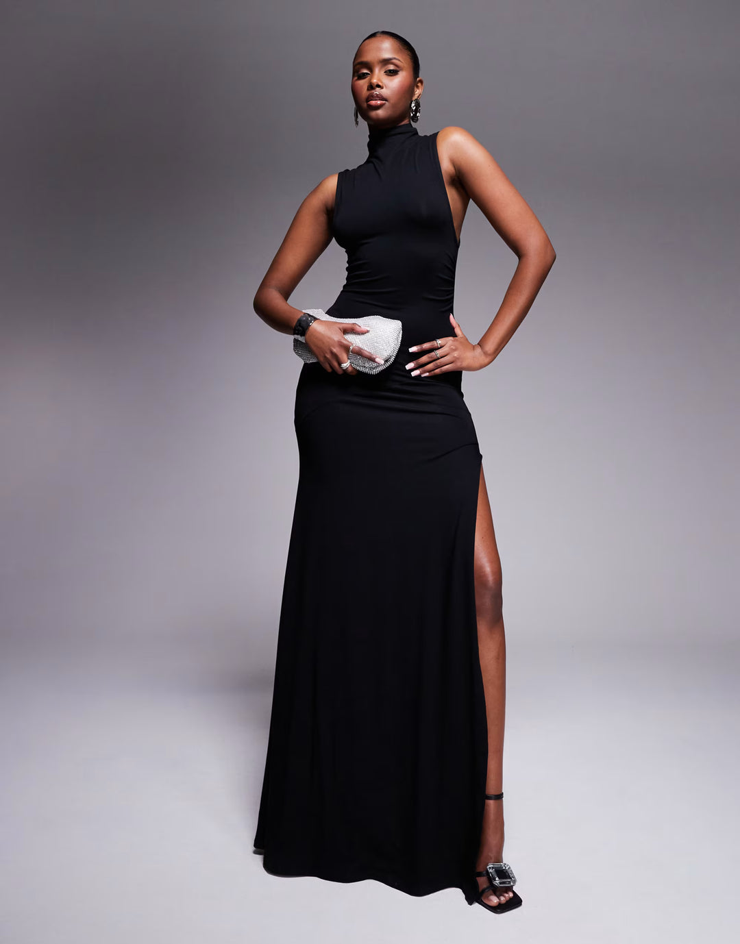 Rochie maxi ASOS, negru