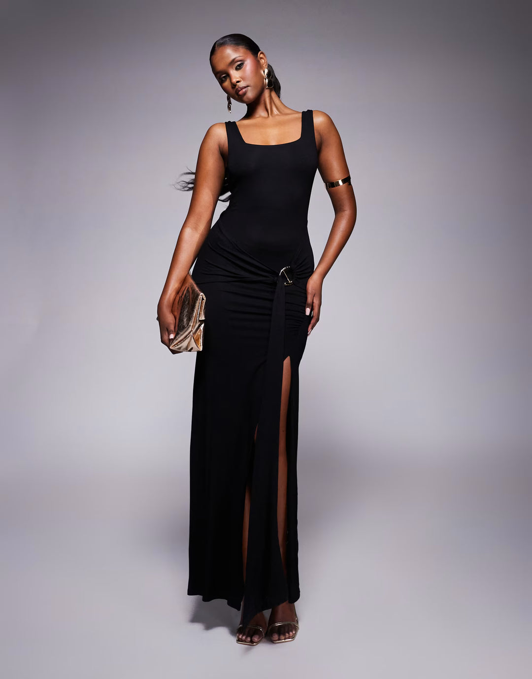 Rochie maxi ASOS, negru