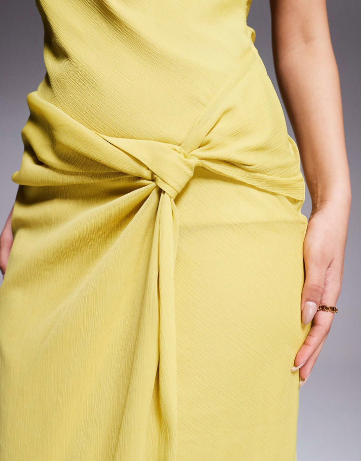 Rochie maxi ASOS, galben