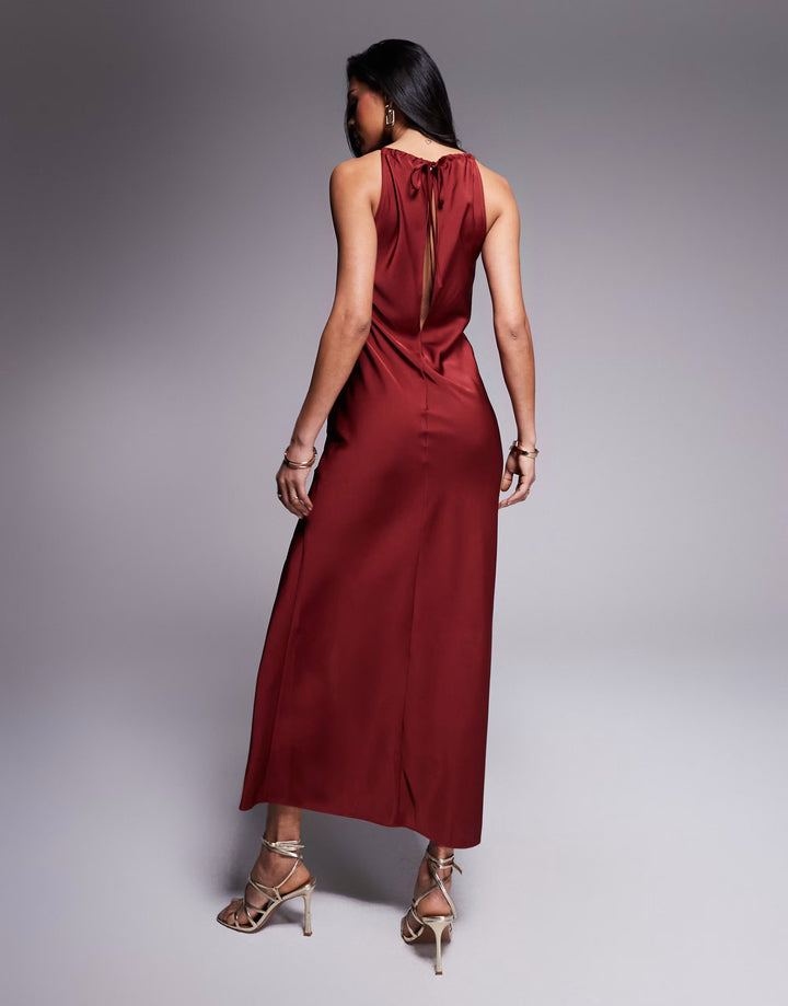 Rochie maxi ASOS, cărămiziu