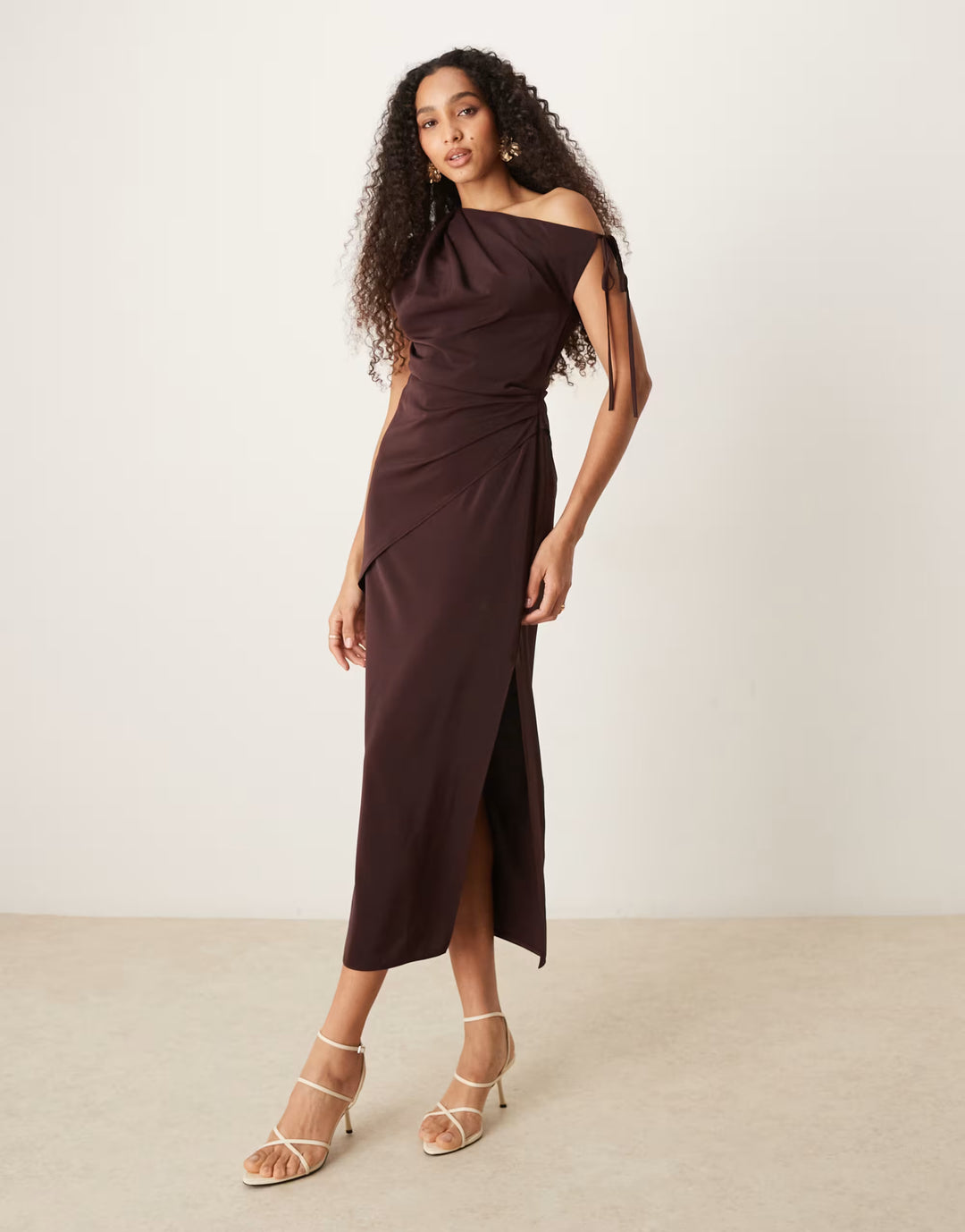 Rochie maxi ASOS, maro