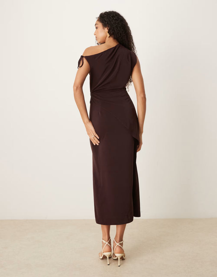 Rochie maxi ASOS, maro