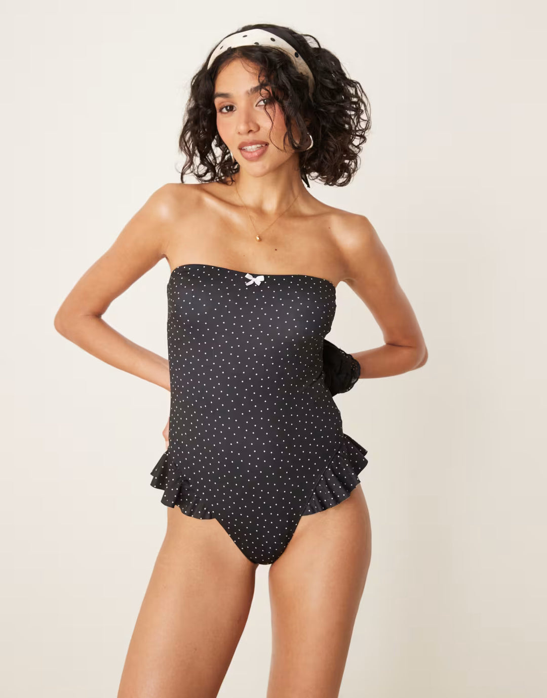 Costum de baie întreg ASOS, negru