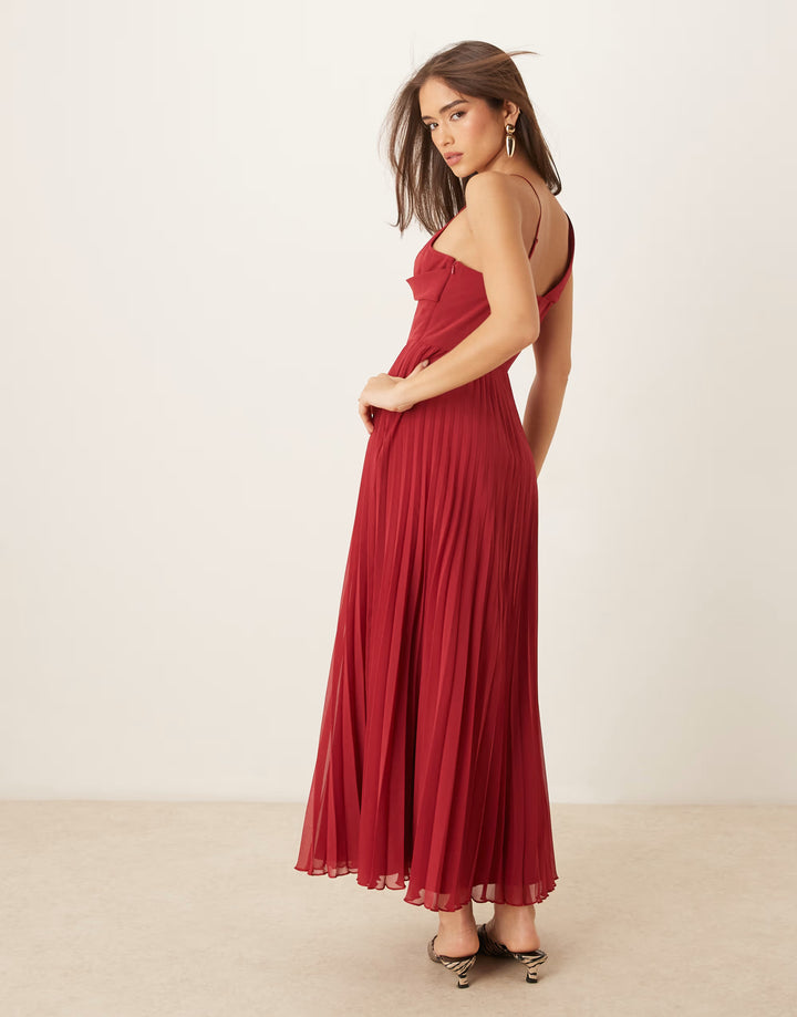 Rochie maxi ASOS, vișiniu