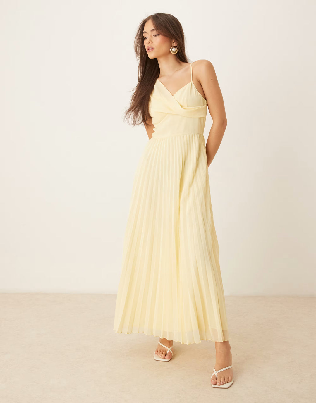 Rochie maxi ASOS, galben