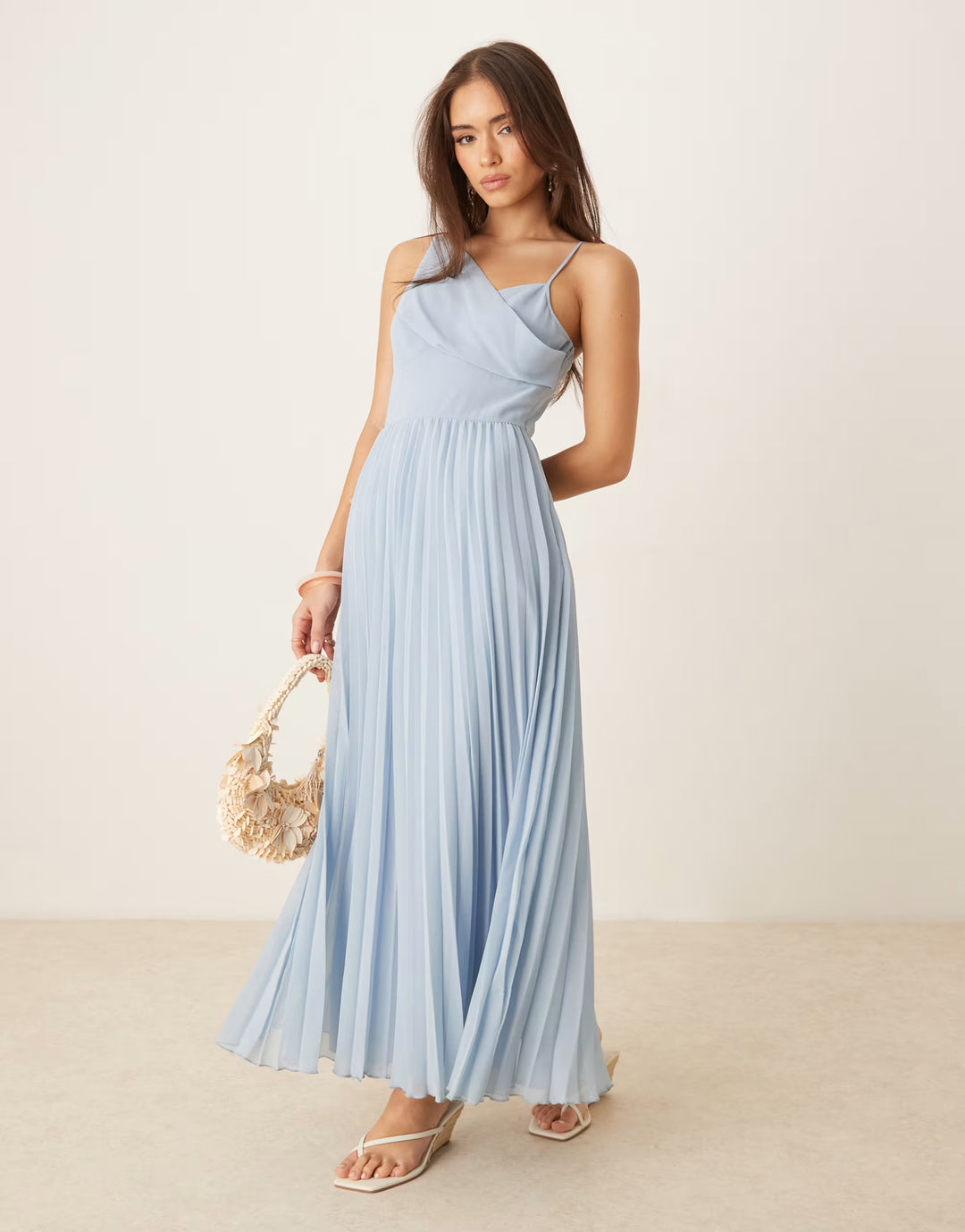 Rochie maxi ASOS, albastru