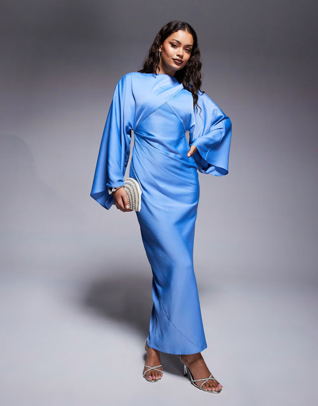 Rochie de ocazie ASOS, albastru