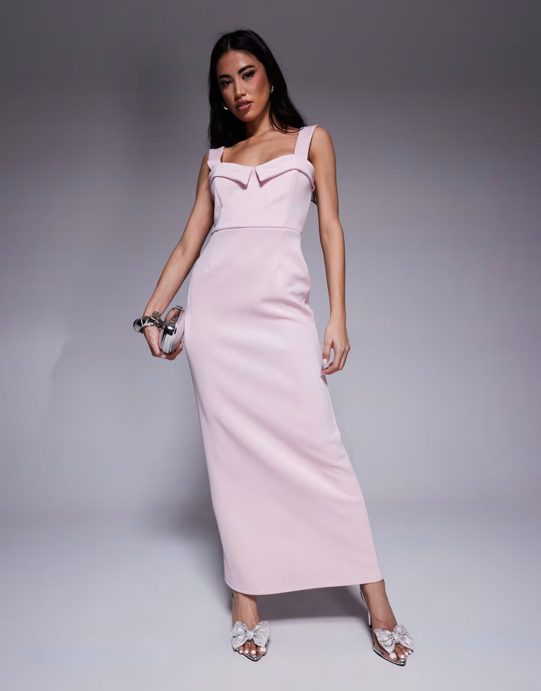 Rochie maxi ASOS, roz
